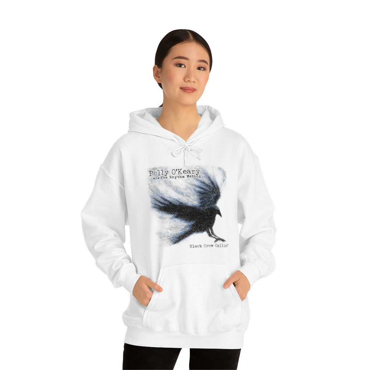 TSSutherland – Polly O’Keary Black Crow Callin Pullover Hooded Sweatshirt