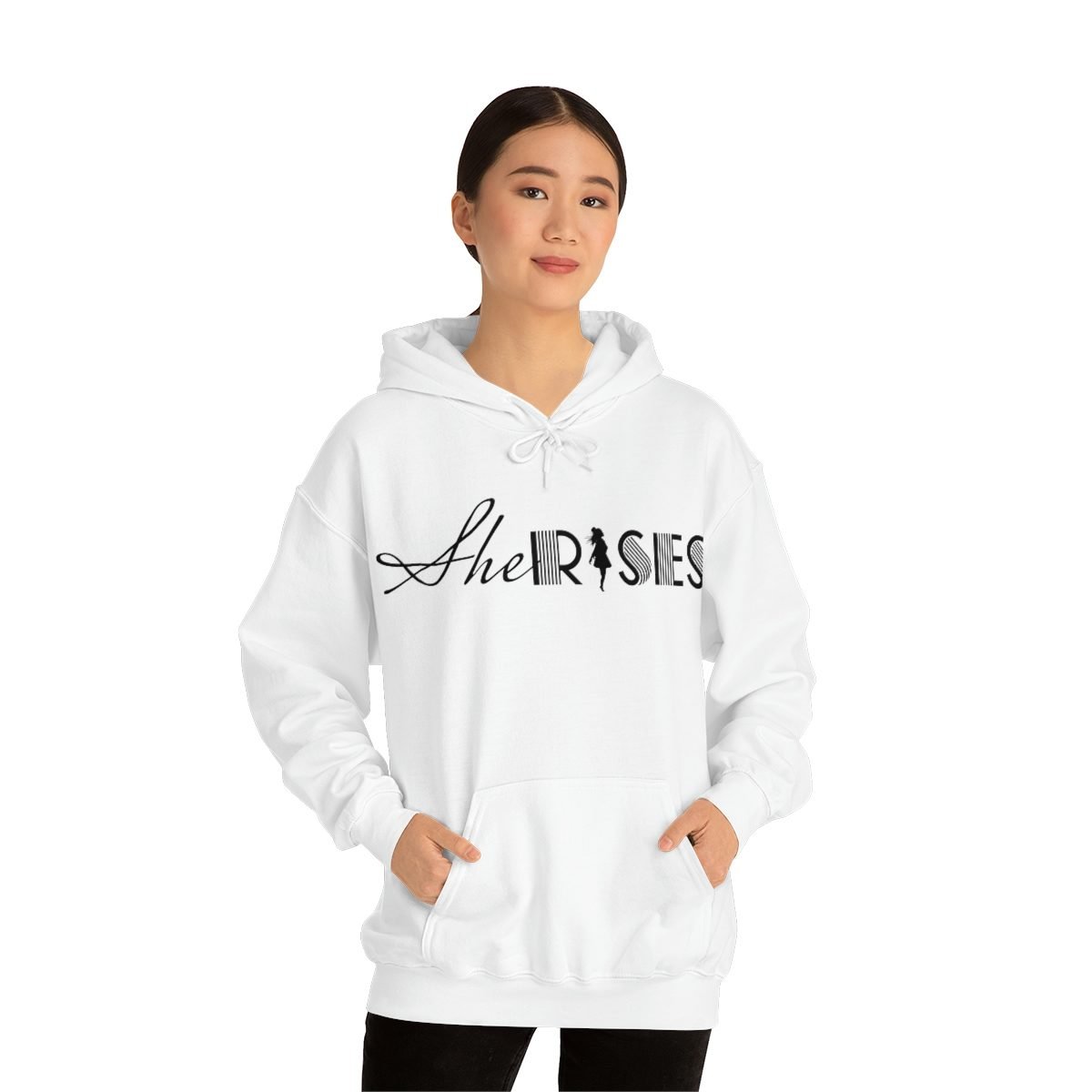 His Place Women’s Ministry – She Rises Pullover Hooded Sweatshirt