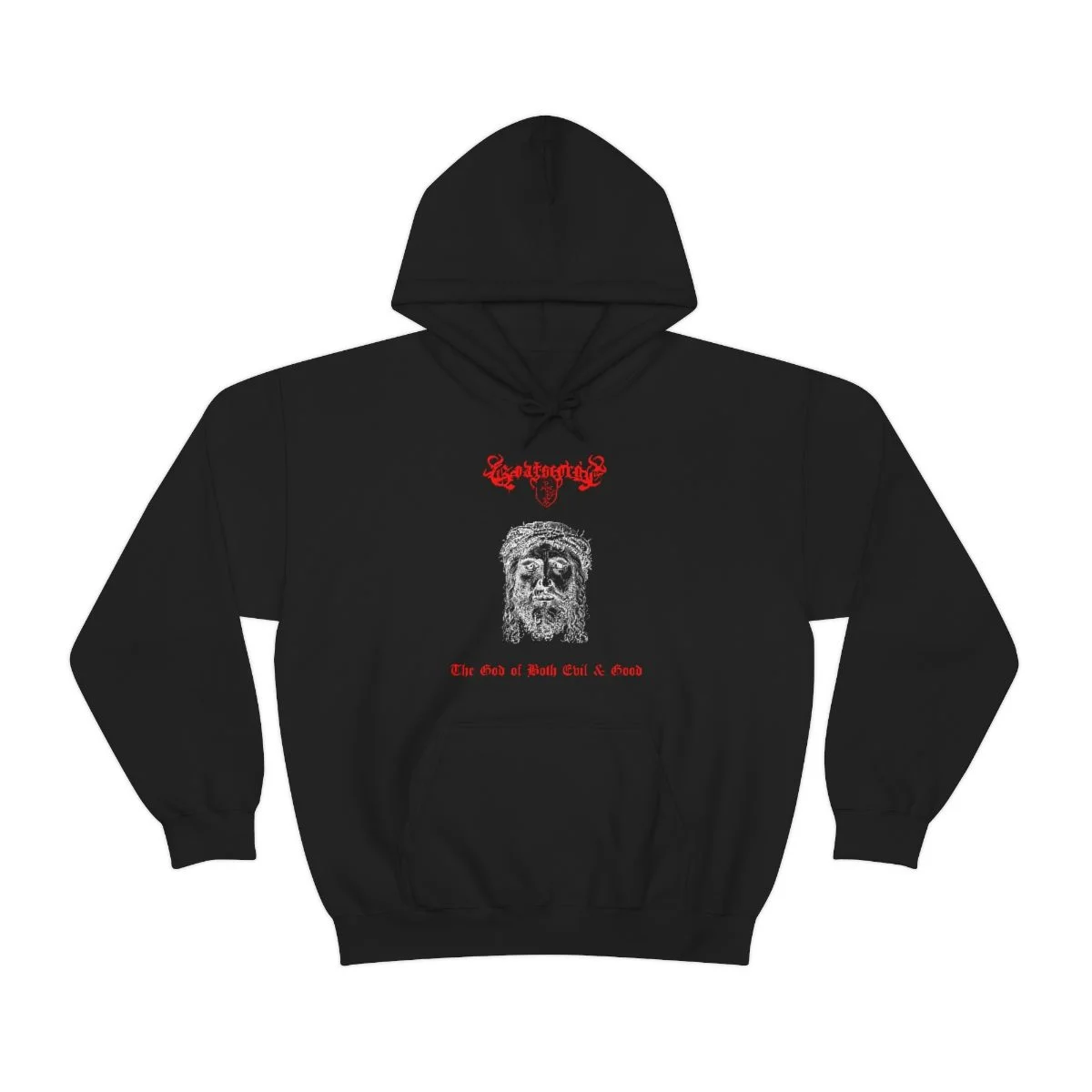 Goatscorge - The God of Both Evil and Good Pullover Hooded Sweatshirt