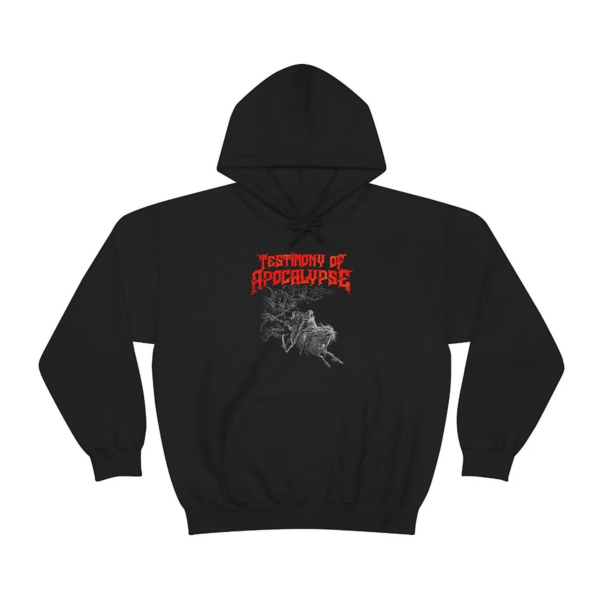 Testimony of Apocalypse - Deathly Visions Pullover Hooded Sweatshirt