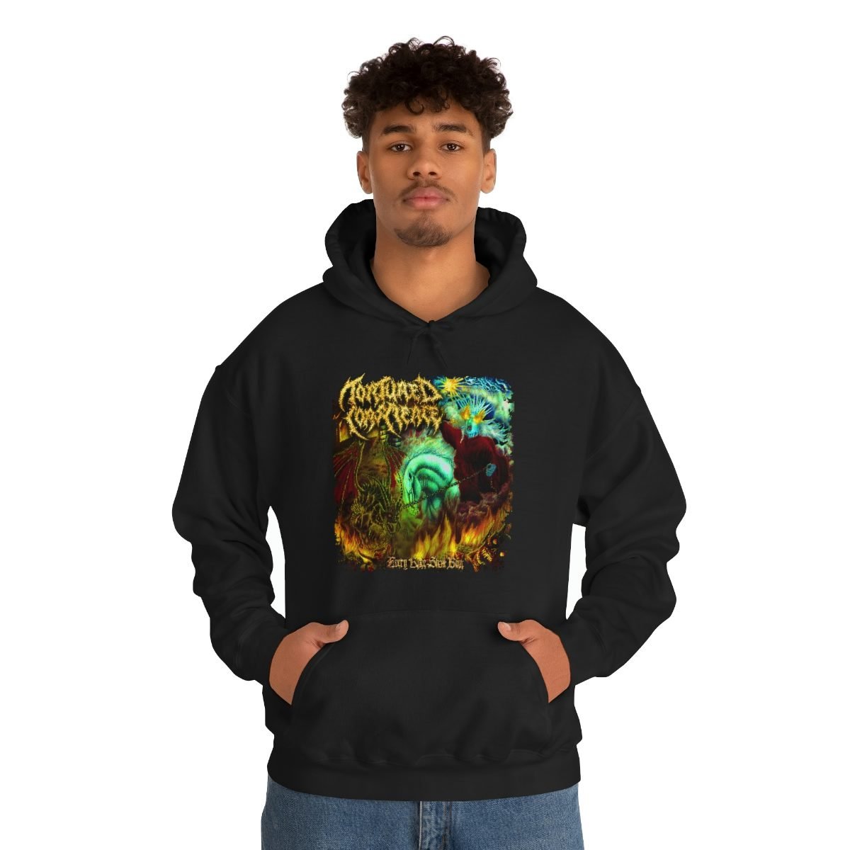 Tortured Conscience - Every Knee Shall Bow Pullover Hooded Sweatshirt - Image 3