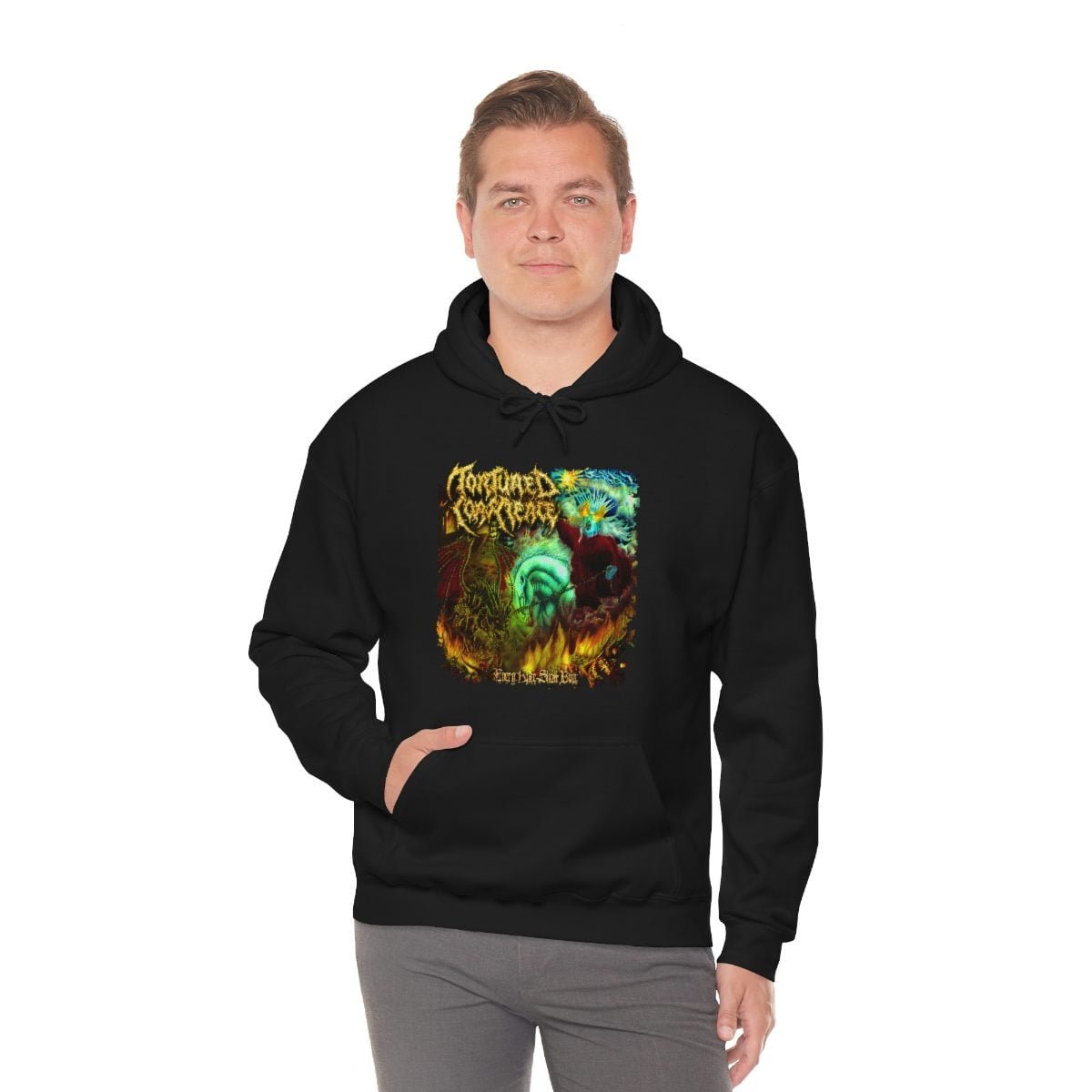 Tortured Conscience - Every Knee Shall Bow Pullover Hooded Sweatshirt - Image 5
