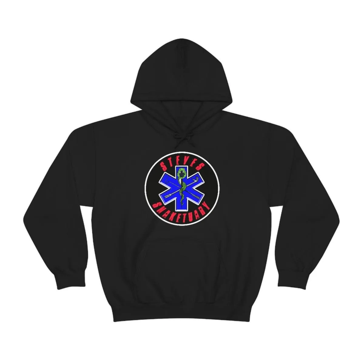 Steve's Snaketuary - Round Logo Pullover Hooded Sweatshirt