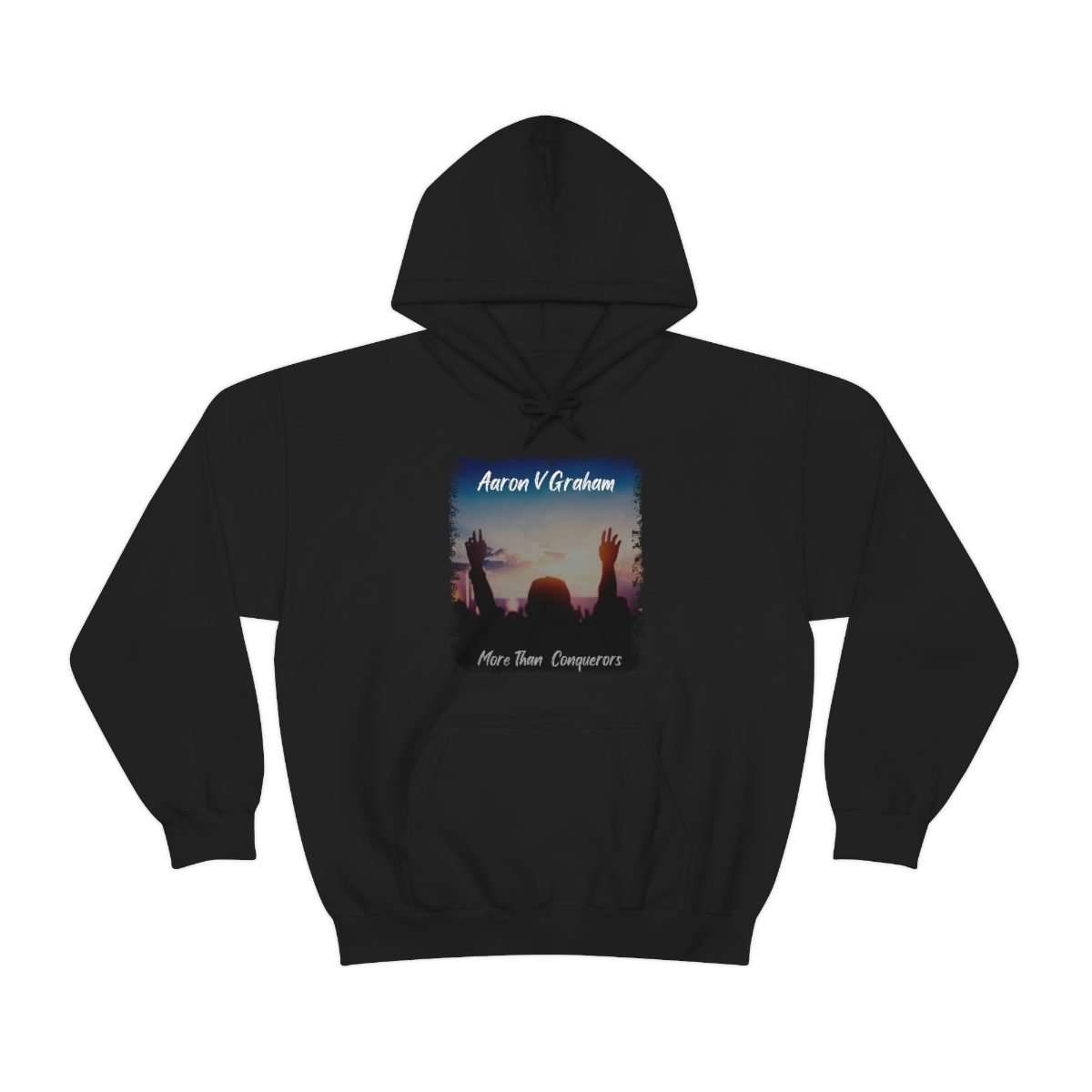Aaron V Graham – More Than Conquerors Pullover Hooded Sweatshirt