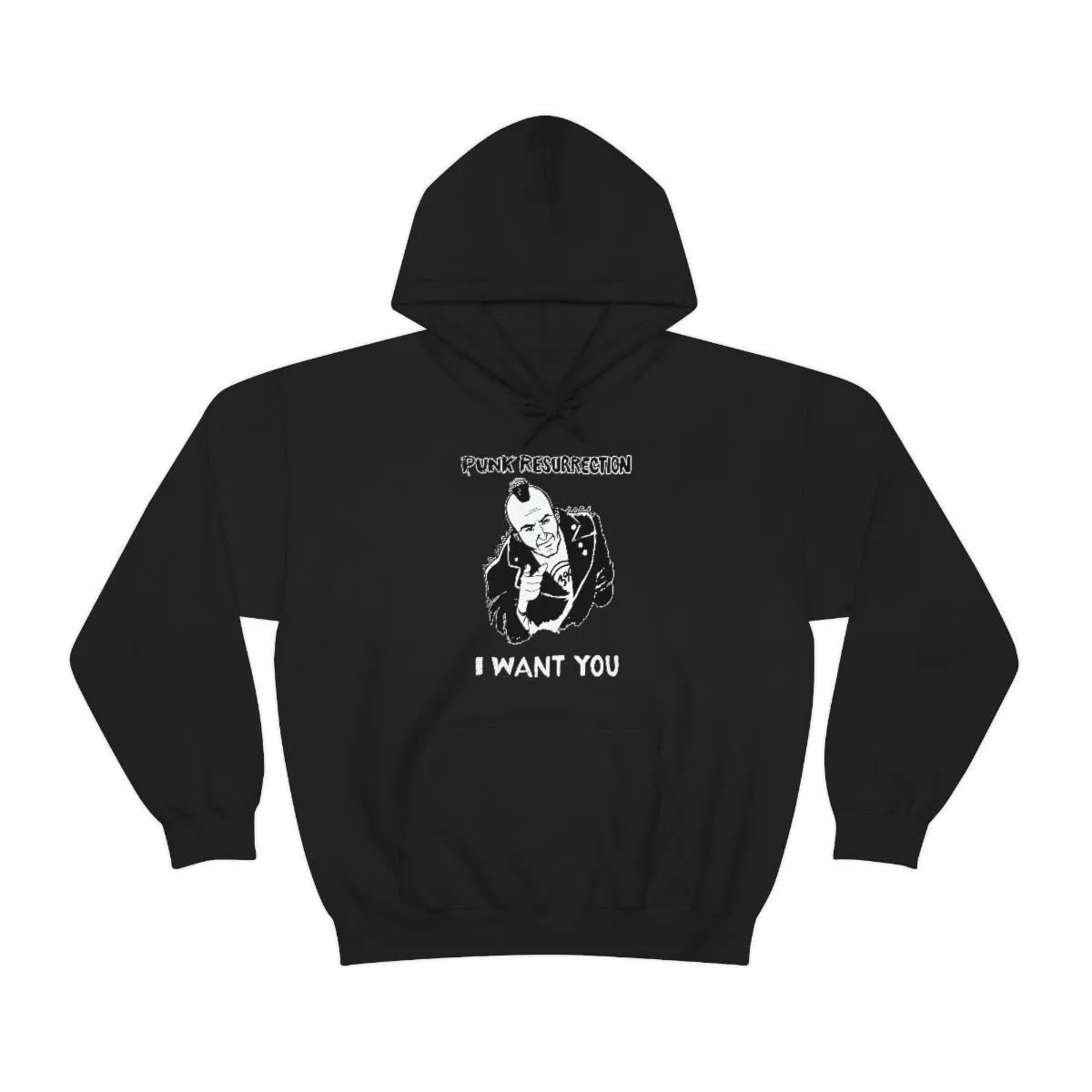 390 - Punk Resurrection Pullover Hooded Sweatshirt