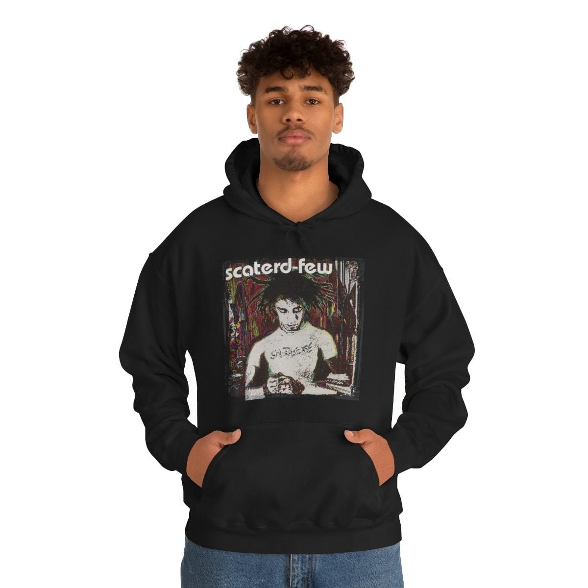 Scaterd Few - Sin Disease Pullover Hooded Sweatshirt - Image 3