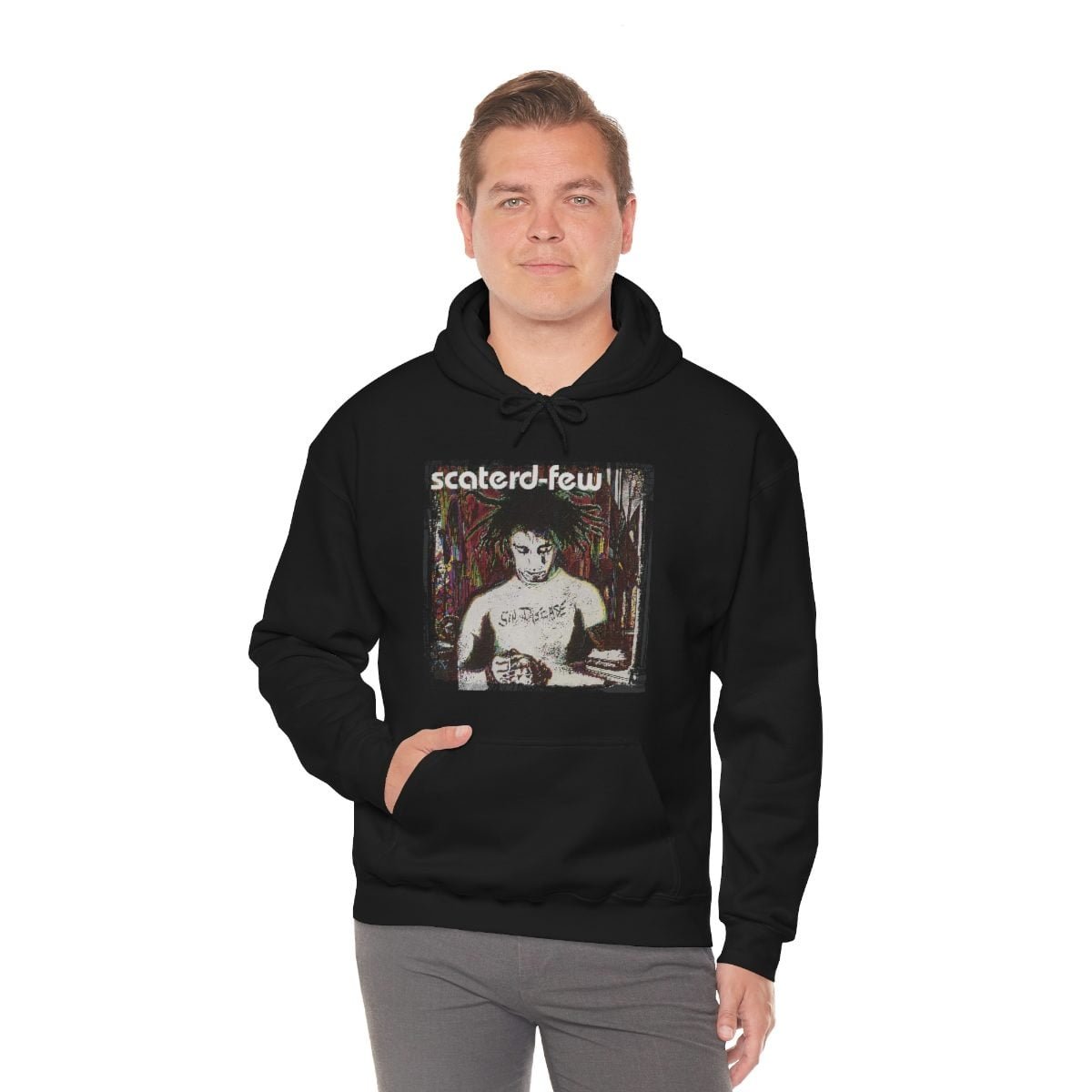 Scaterd Few - Sin Disease Pullover Hooded Sweatshirt - Image 5