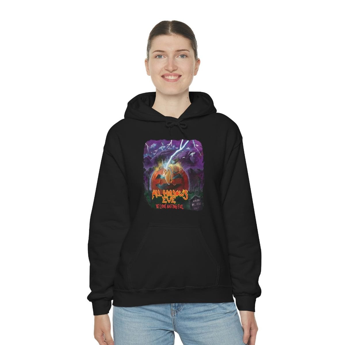 Roxx Productions - All Hallow's Eve Pullover Hooded Sweatshirt - Image 4