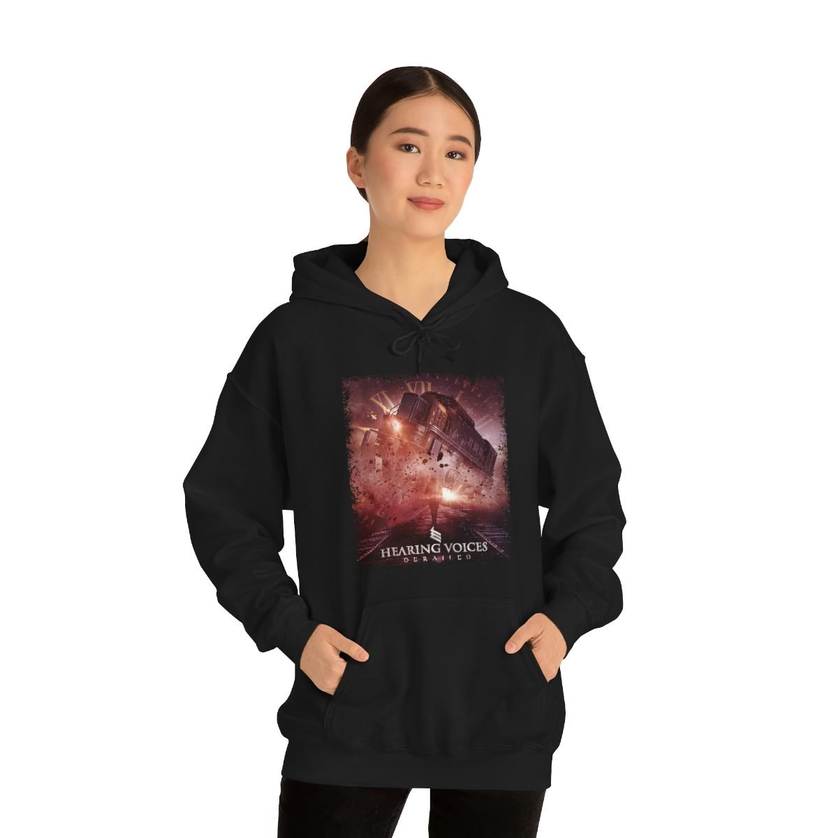 Hearing Voices – Derailed Pullover Hooded Sweatshirt