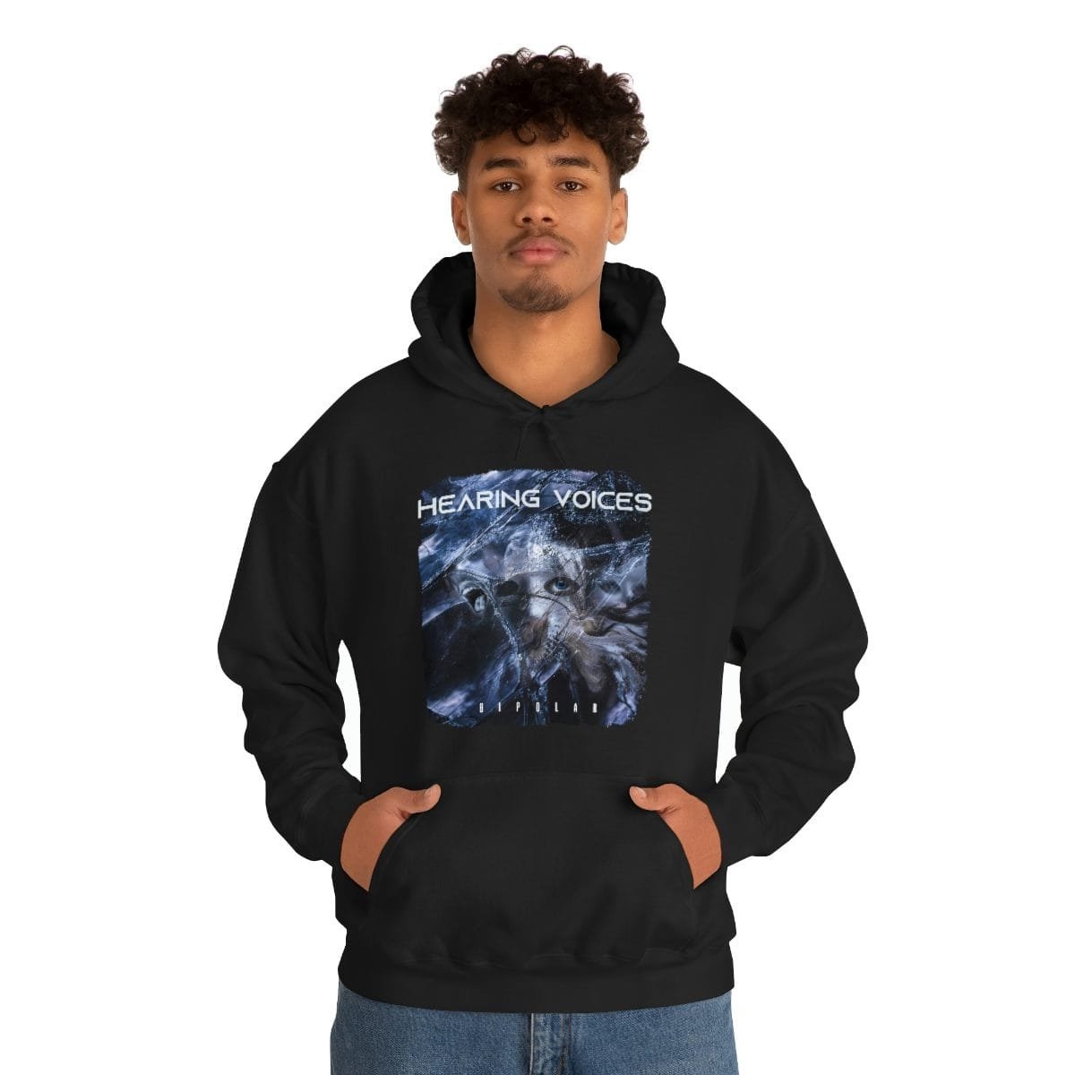 Hearing Voices - Bipolar Pullover Hooded Sweatshirt - Image 3