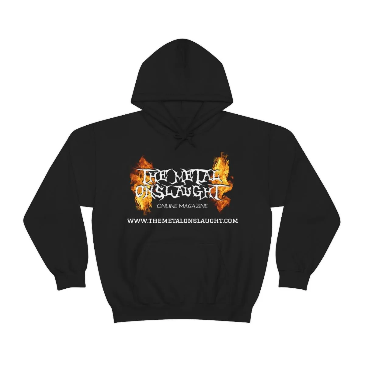 The Metal Onslaught Online Magazine Pullover Hooded Sweatshirt