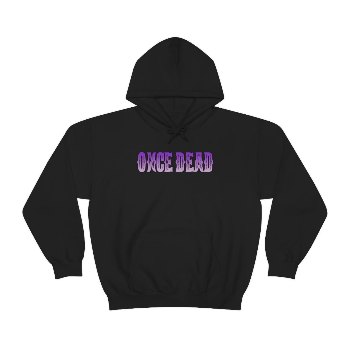 Once Dead Logo Pullover Hooded Sweatshirt