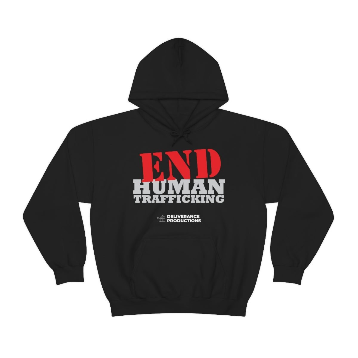 Deliverance Productions – End Human Trafficking Pullover Hooded Sweatshirt