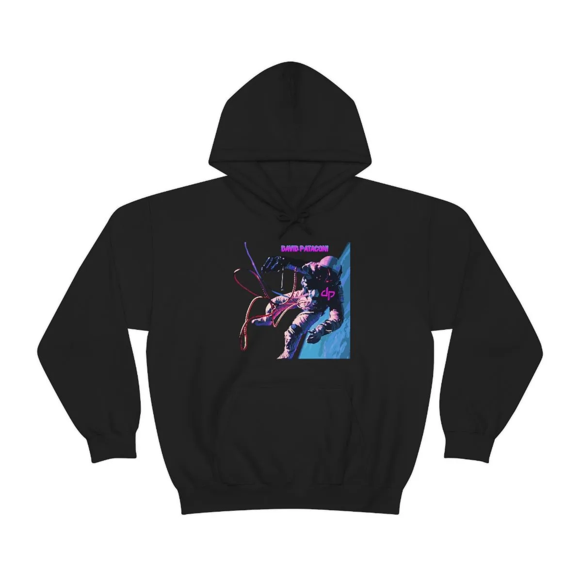 David Pataconi Spaceman Pullover Hooded Sweatshirt