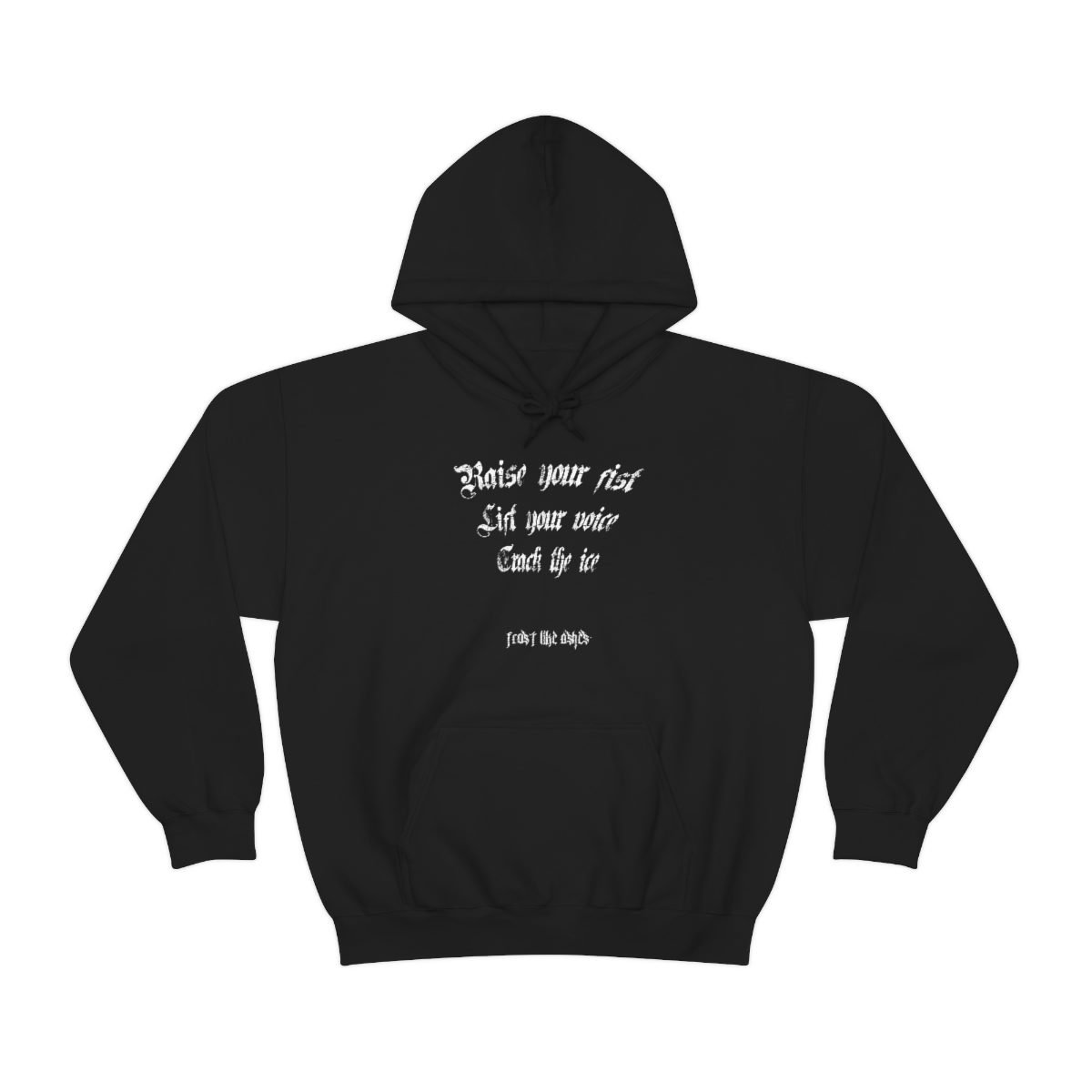 Frost Like Ashes – The Weight of Ice and Fog Pullover Hooded Sweatshirt
