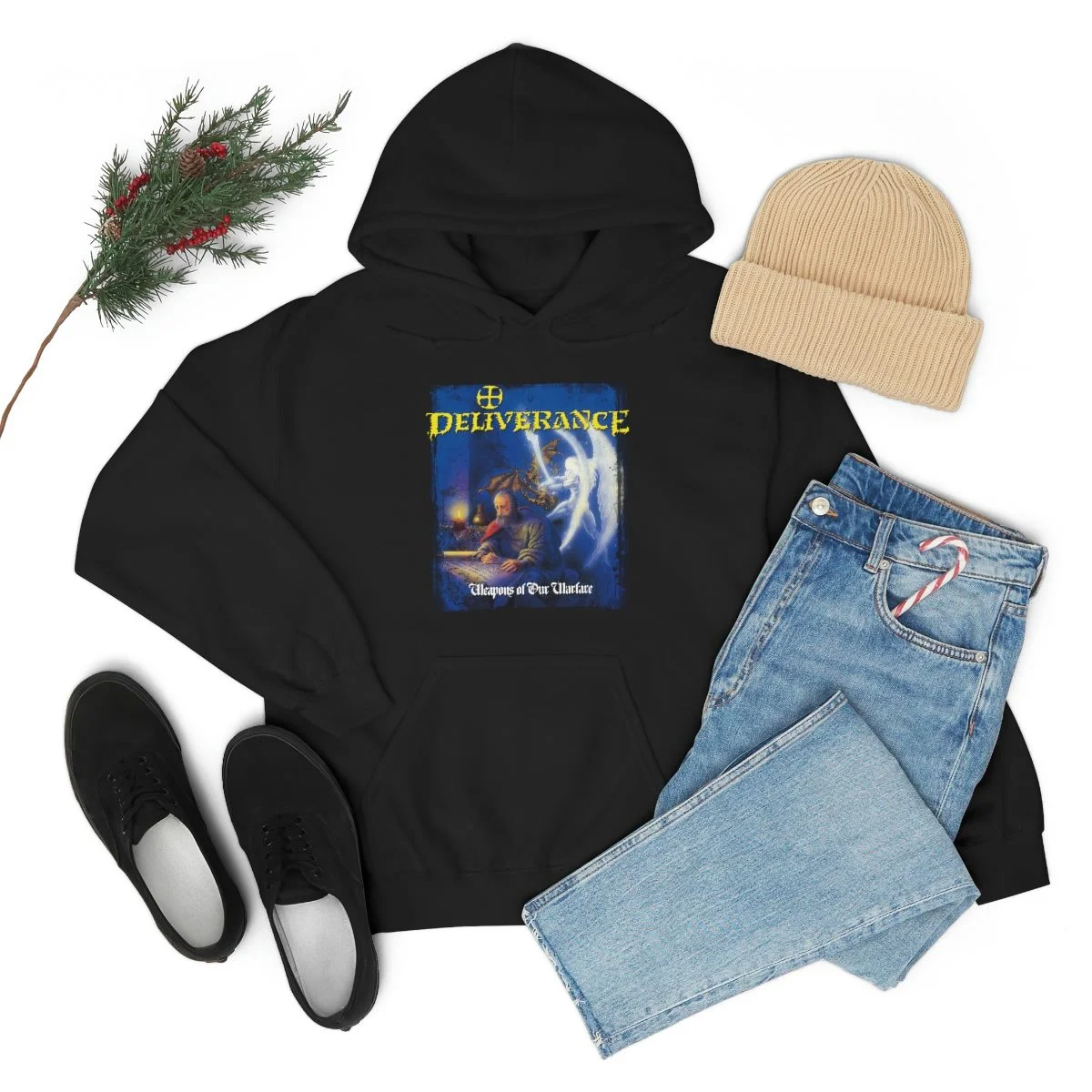 Deliverance - Weapons Of Our Warfare Pullover Hooded Sweatshirt - Image 7