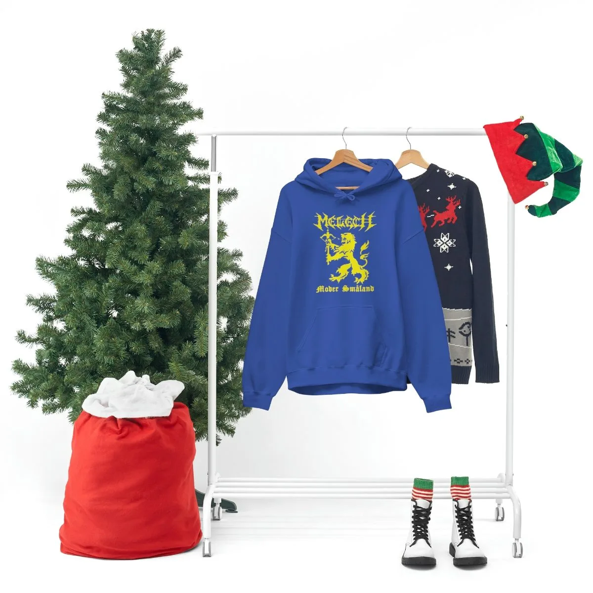 Melech Moder Småland Sweden Edition Pullover Hooded Sweatshirt - Image 8