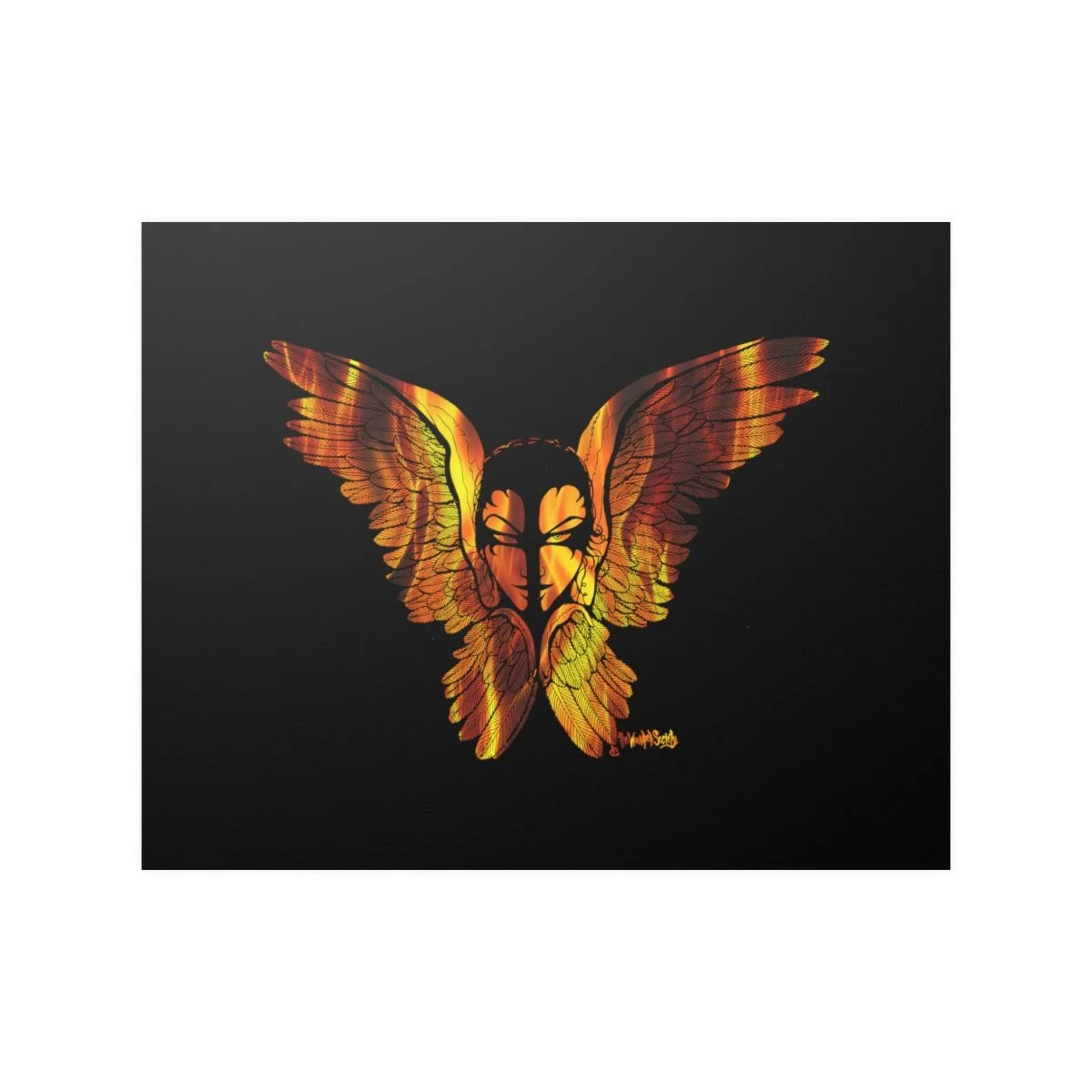 The Seraphim Flames Version by The Wounded Society Posters