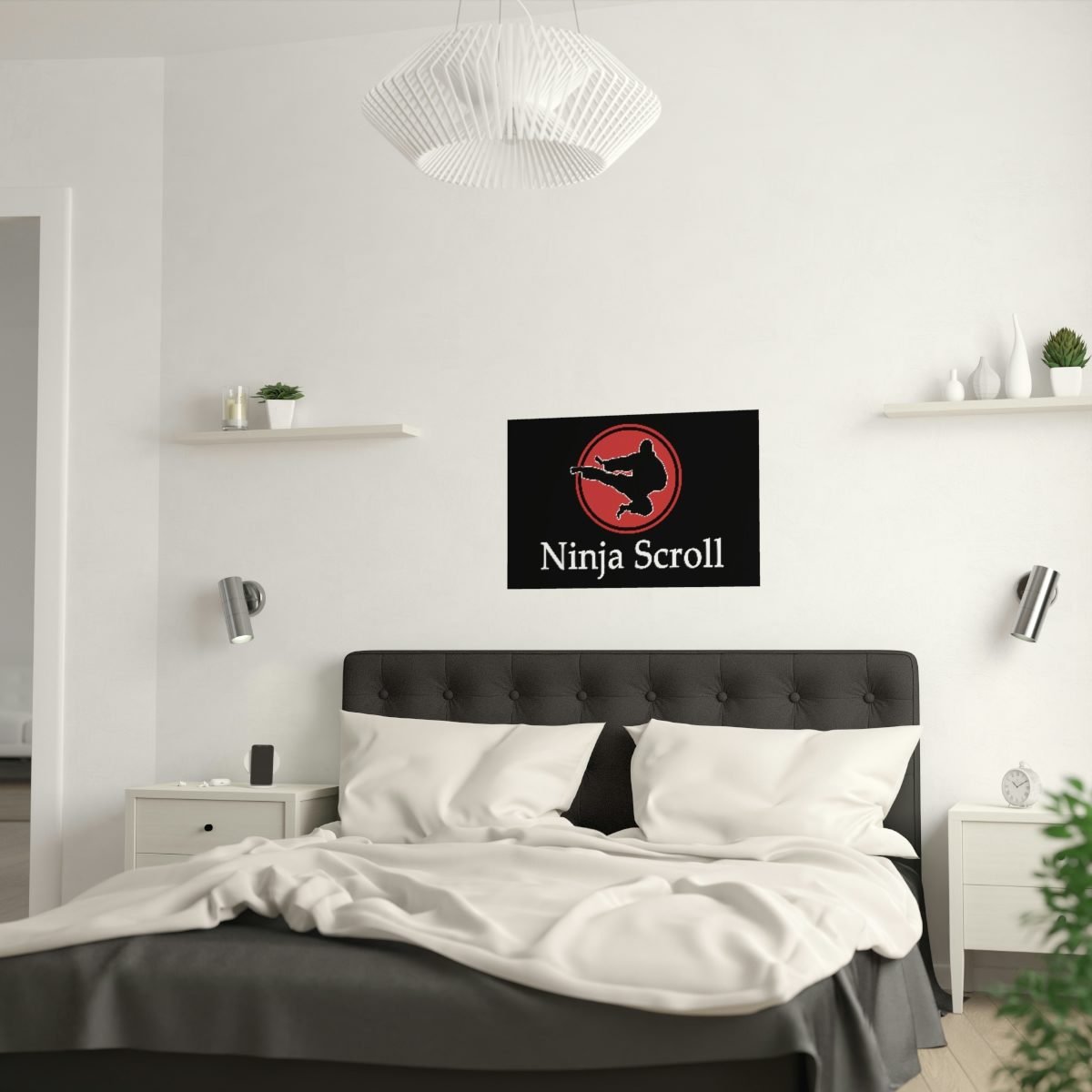 Ninja Scroll Flying Kick Posters
