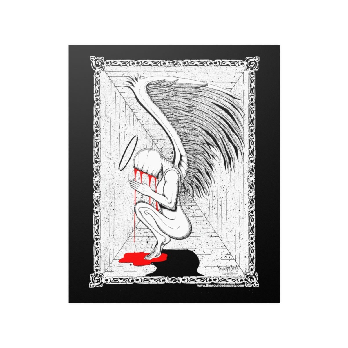 Praying Angel by The Wounded Society posters