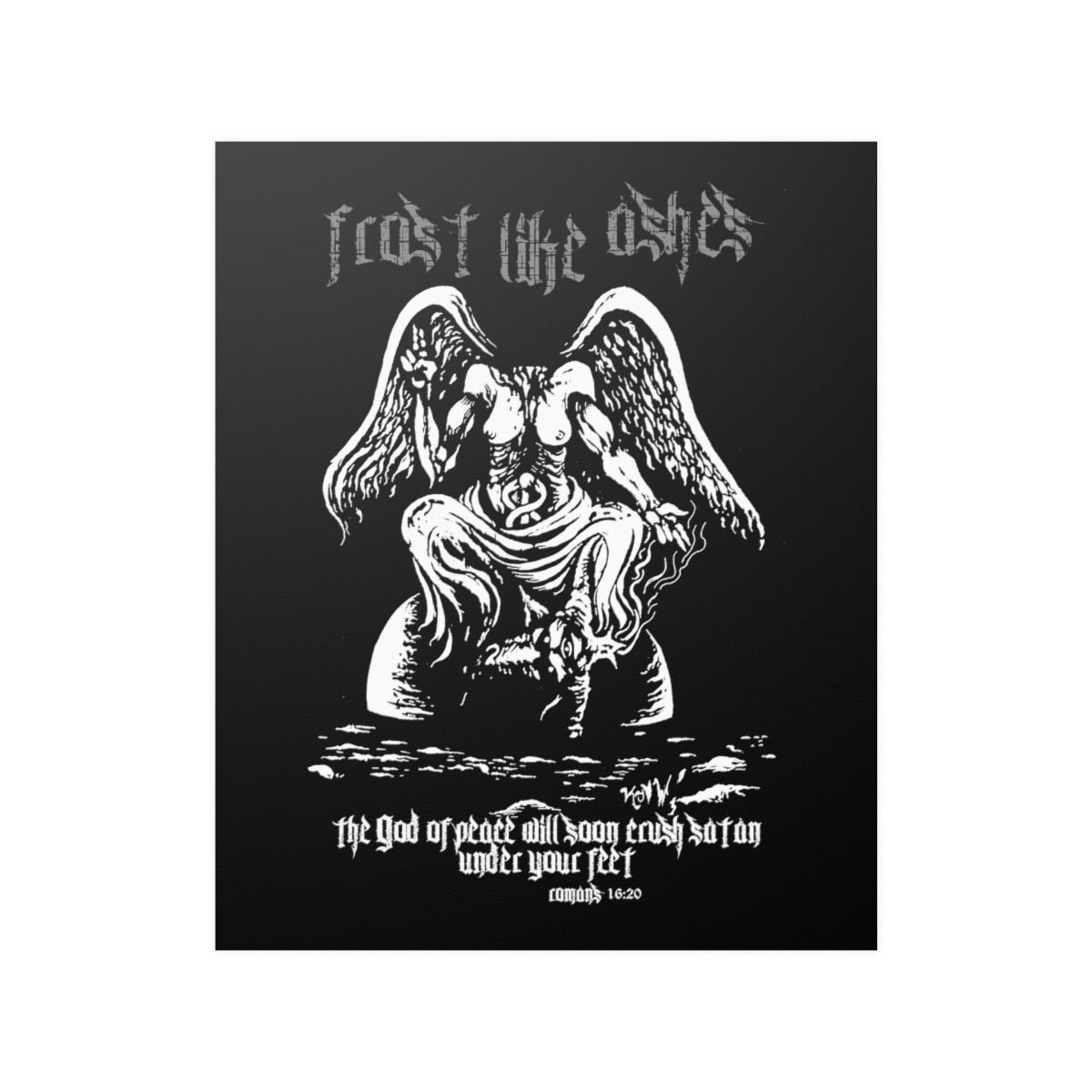 Frost Like Ashes Desecrated Baphomet  Posters