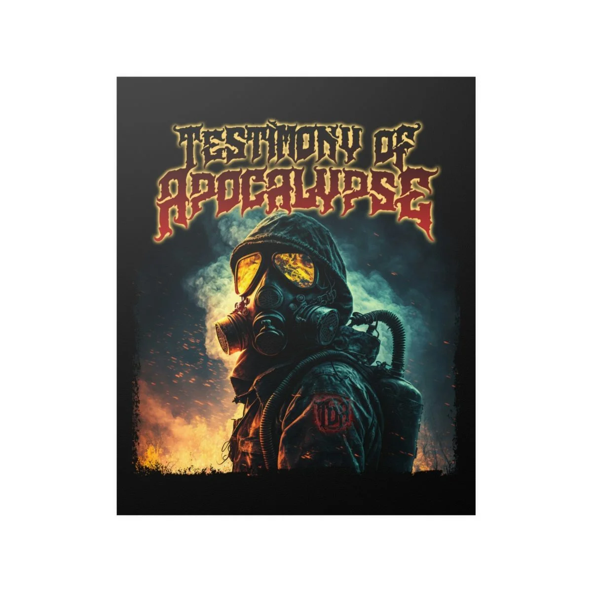 Testimony of Apocalypse Gas Mask Posters