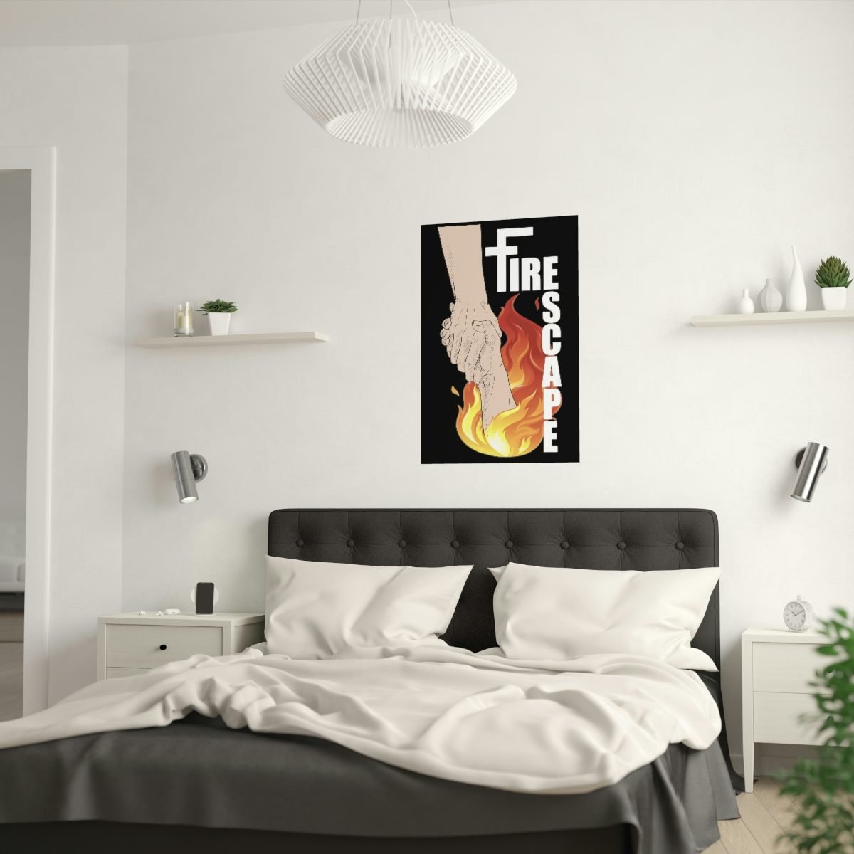 Fire Escape Logo Posters