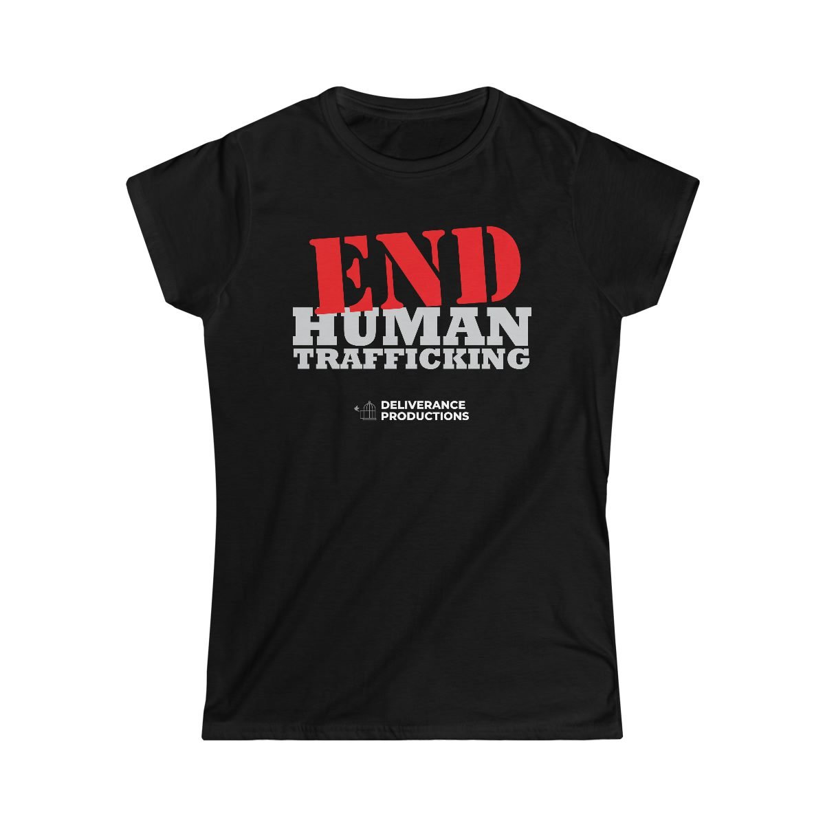 Deliverance Productions – End Human Trafficking Women’s Short Sleeve Tshirt