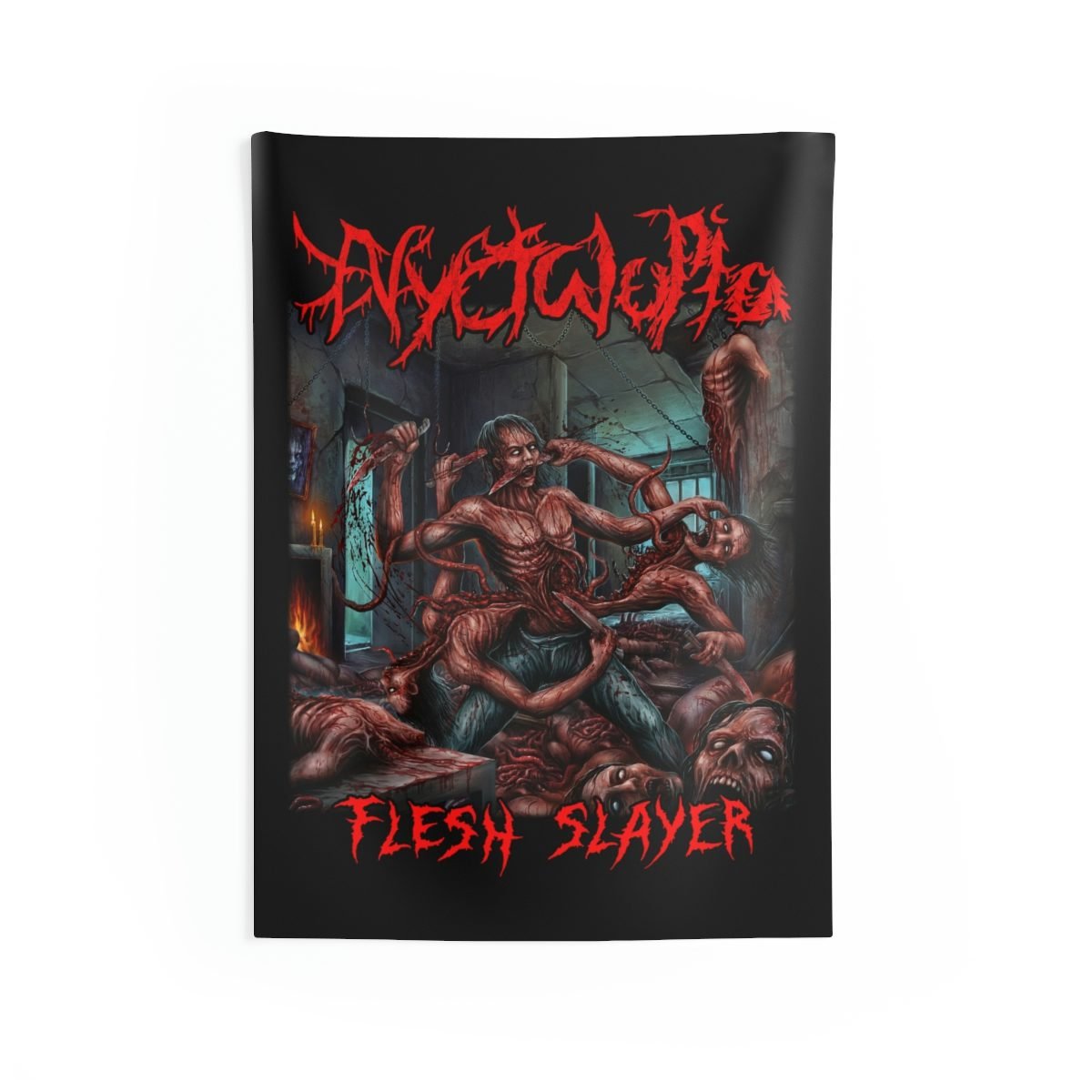 Nyctalopia – Flesh Slayer Indoor Wall Tapestries