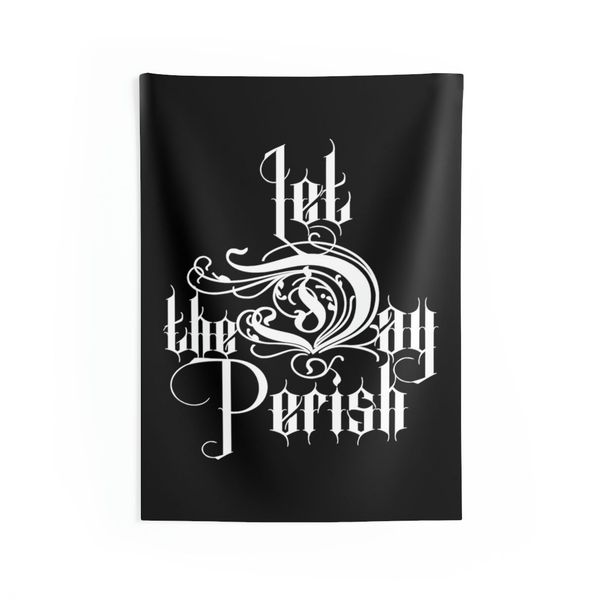 Let The Day Perish Logo Indoor Wall Tapestries
