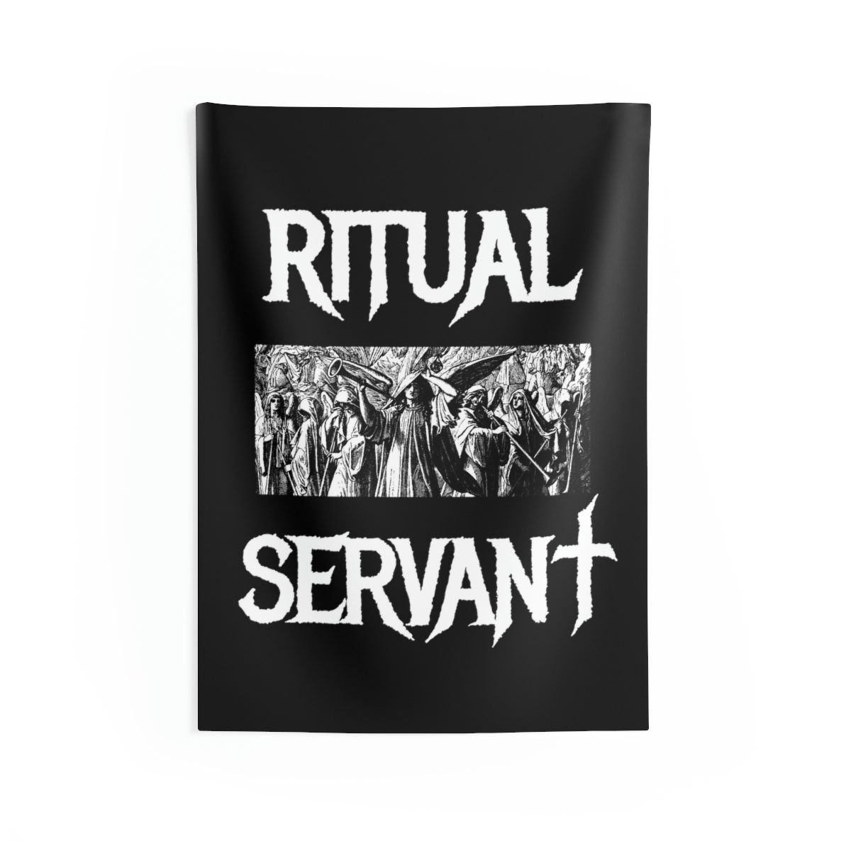 Ritual Servant – Seven Trumpets Indoor Wall Tapestries