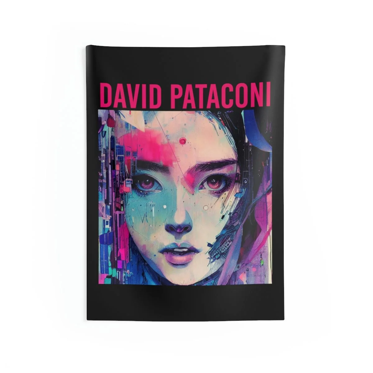 David Pataconi - Cyber Girl 7 Indoor Wall Tapestries