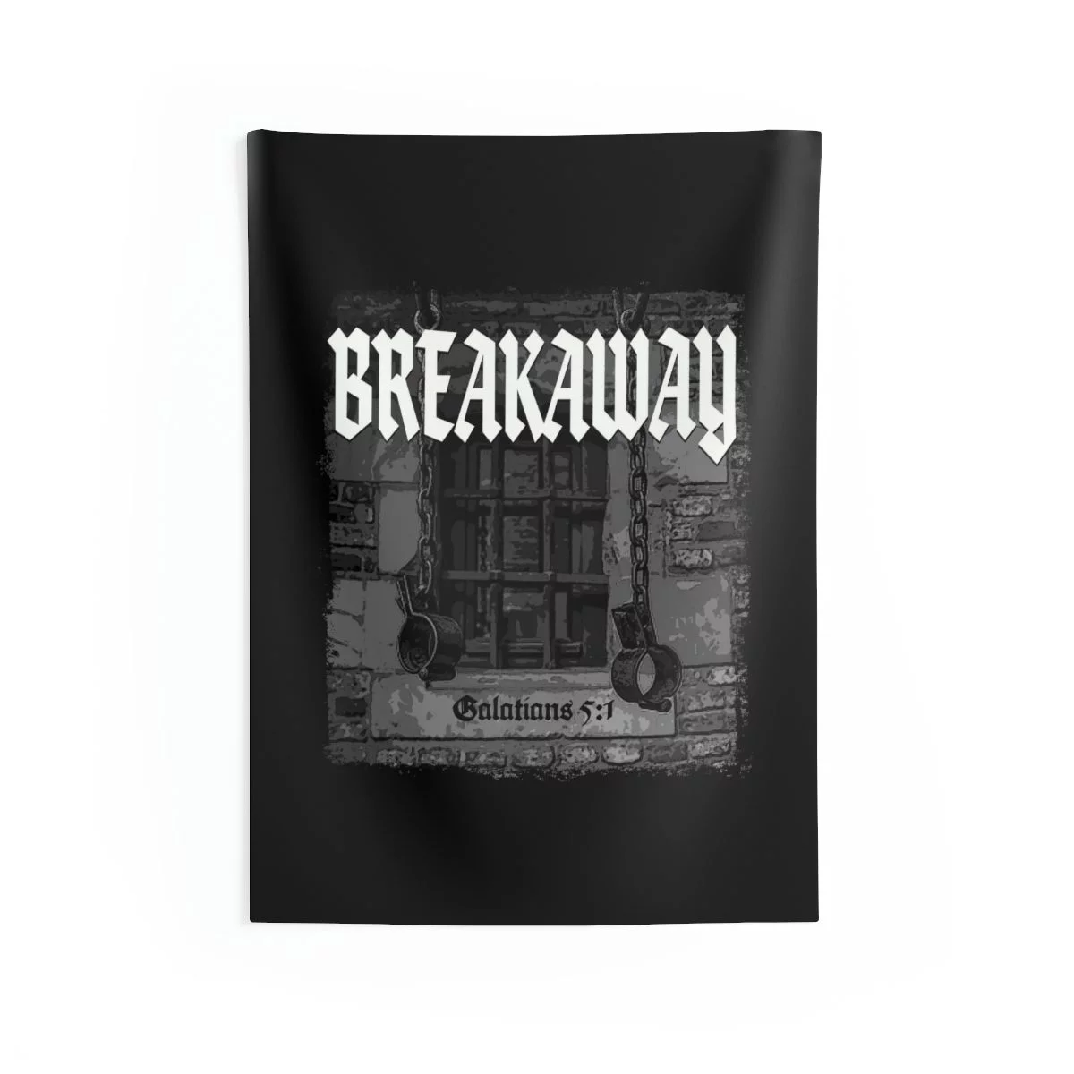 Breakaway - Shackles Black Indoor Wall Tapestries