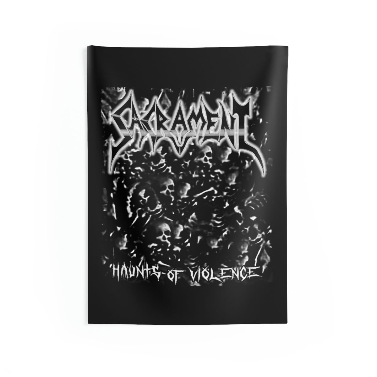 Sacrament – Haunts of Violence Skulls Indoor Wall Tapestries