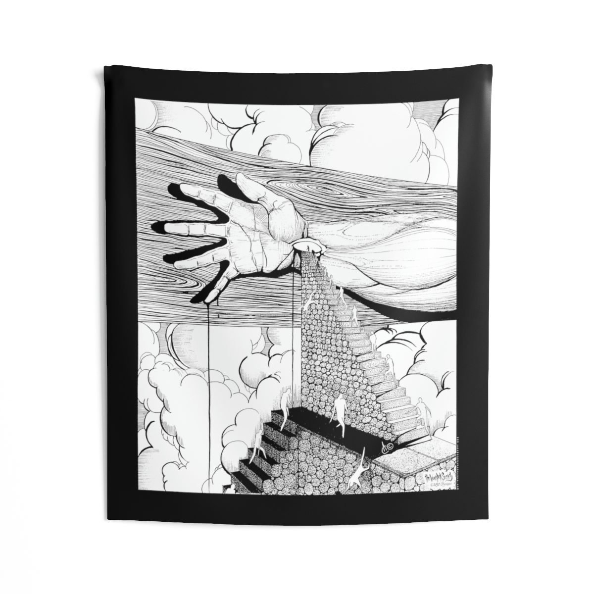 Stairway by The Wounded Society Indoor Wall Tapestries