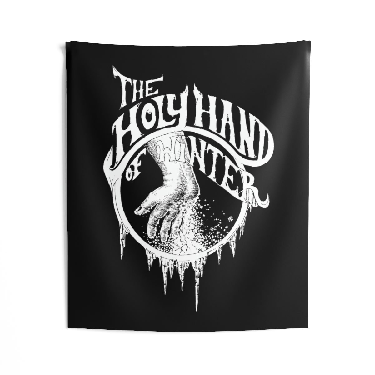 The Holy Hand Of Winter Indoor Wall Tapestries