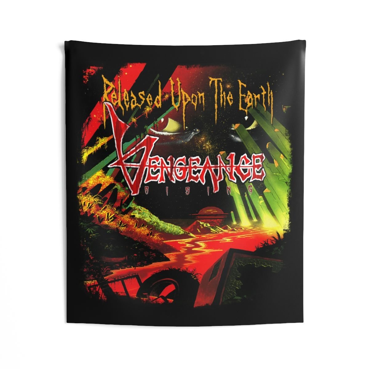 Vengeance Rising – Released Upon The Earth Indoor Wall Tapestries