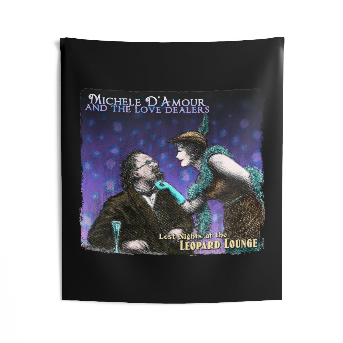 TSSutherland – Michele D’Amour Lost Nights Indoor Wall Tapestries