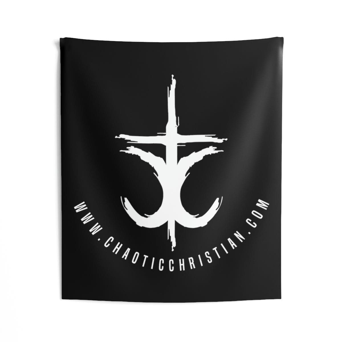 The Chaotic Christian - Cross Indoor Wall Tapestries - Image 2