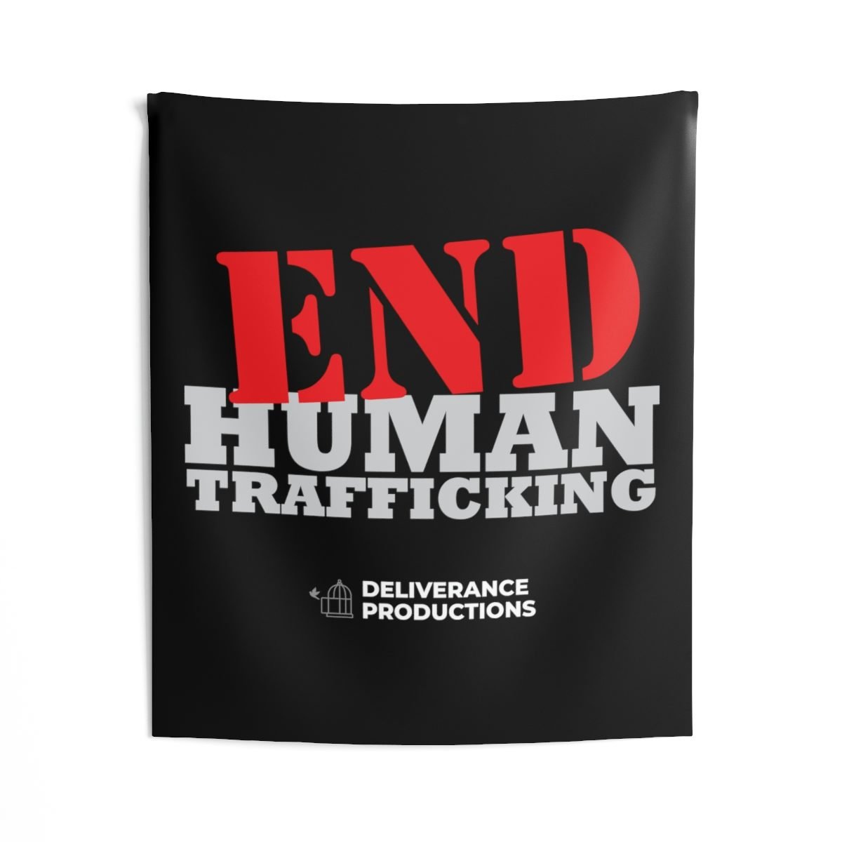 Deliverance Productions – End Human Trafficking Indoor Wall Tapestries