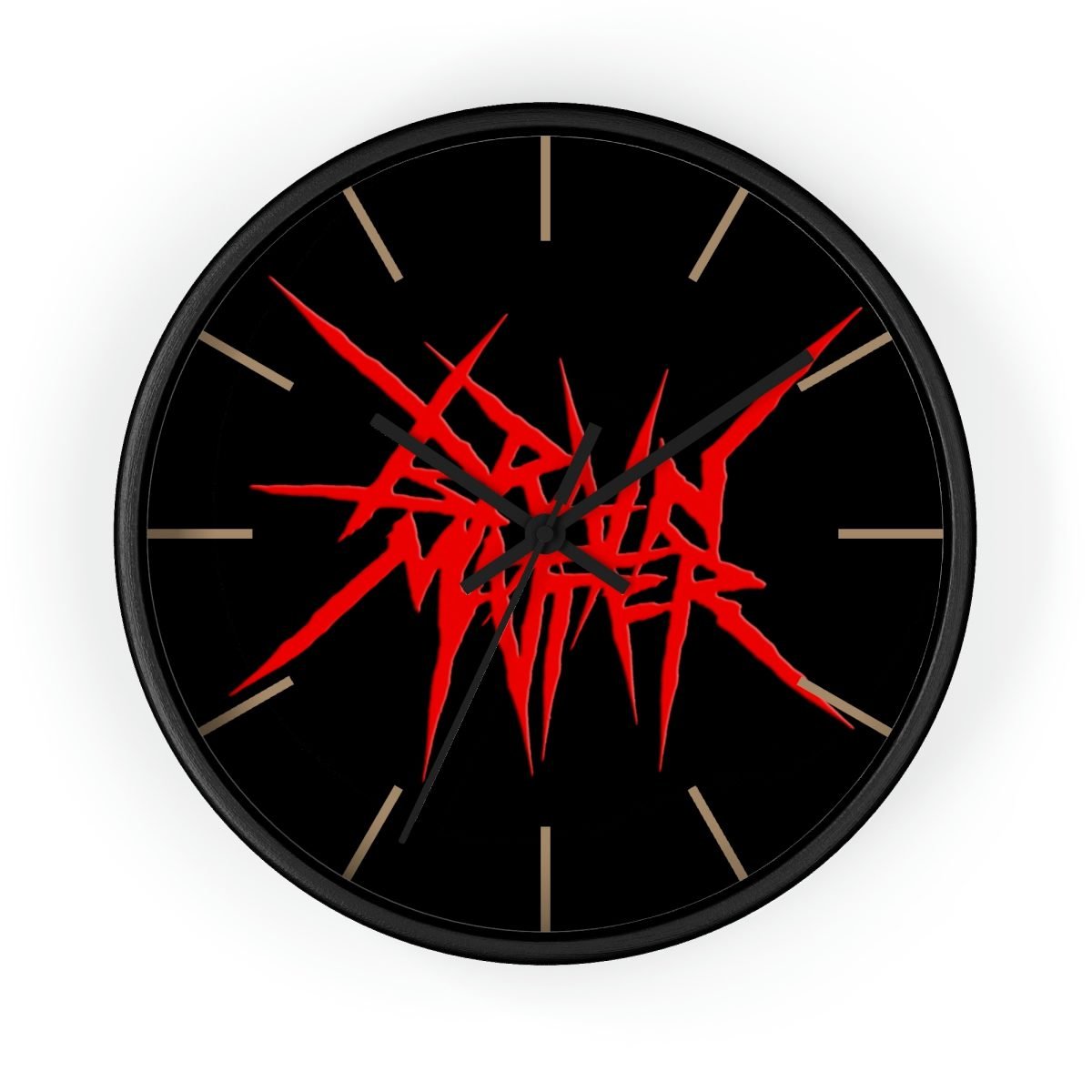 Brain Matter – Red Logo Wall Clock