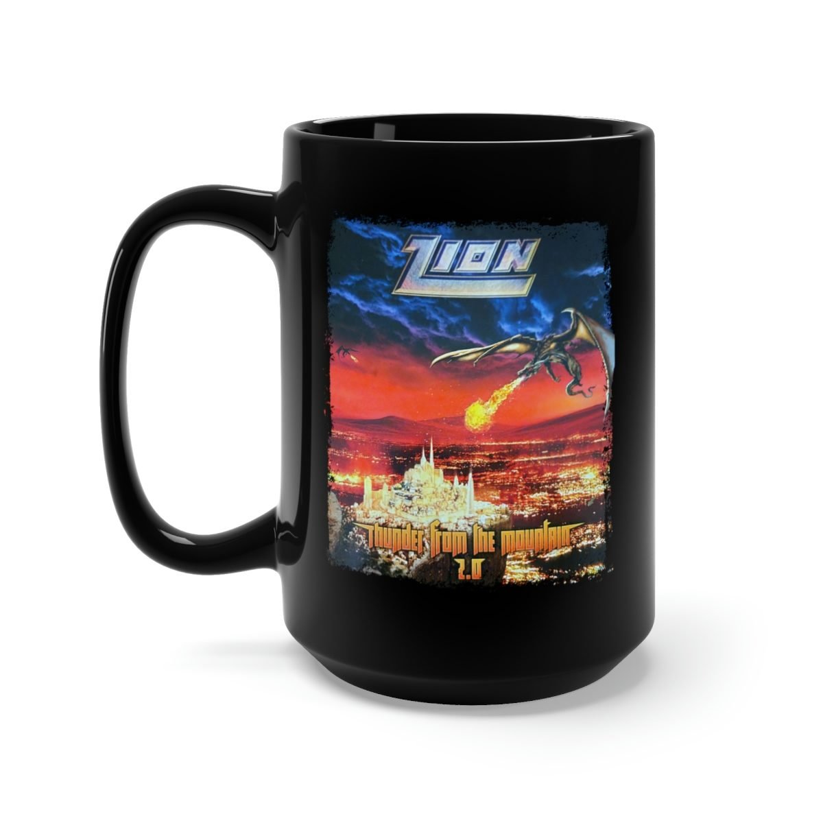 Zion – Thunder From The Mountain 2.0 15oz Black Mug