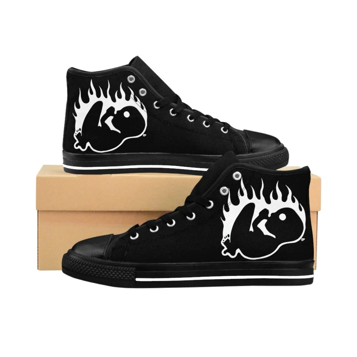 Fetus on Fire Men's High-top Sneakers