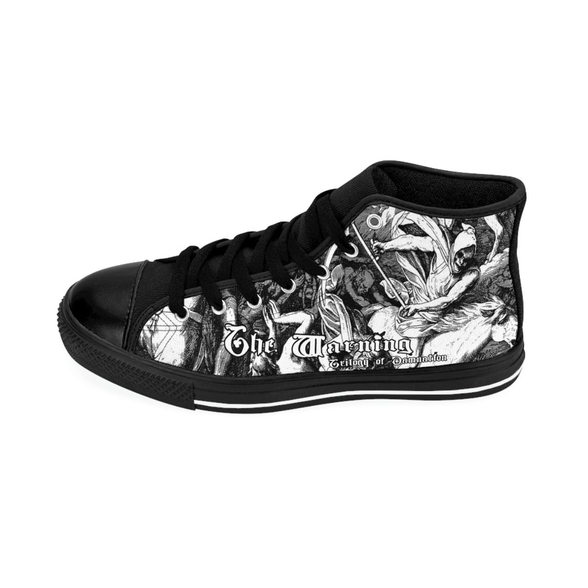 The Warning – Trilogy of Damnation Men’s High-top Sneakers – Anchor ...