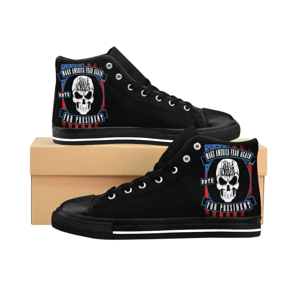 Grave Robber Make America Fear Again Women's High-top Sneakers