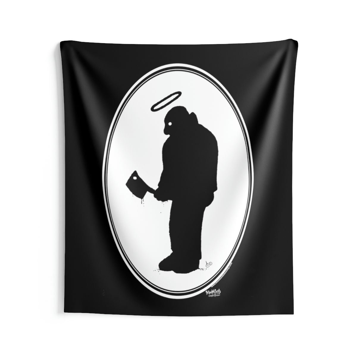 The Killer by The Wounded Society Indoor Wall Tapestries - Image 3