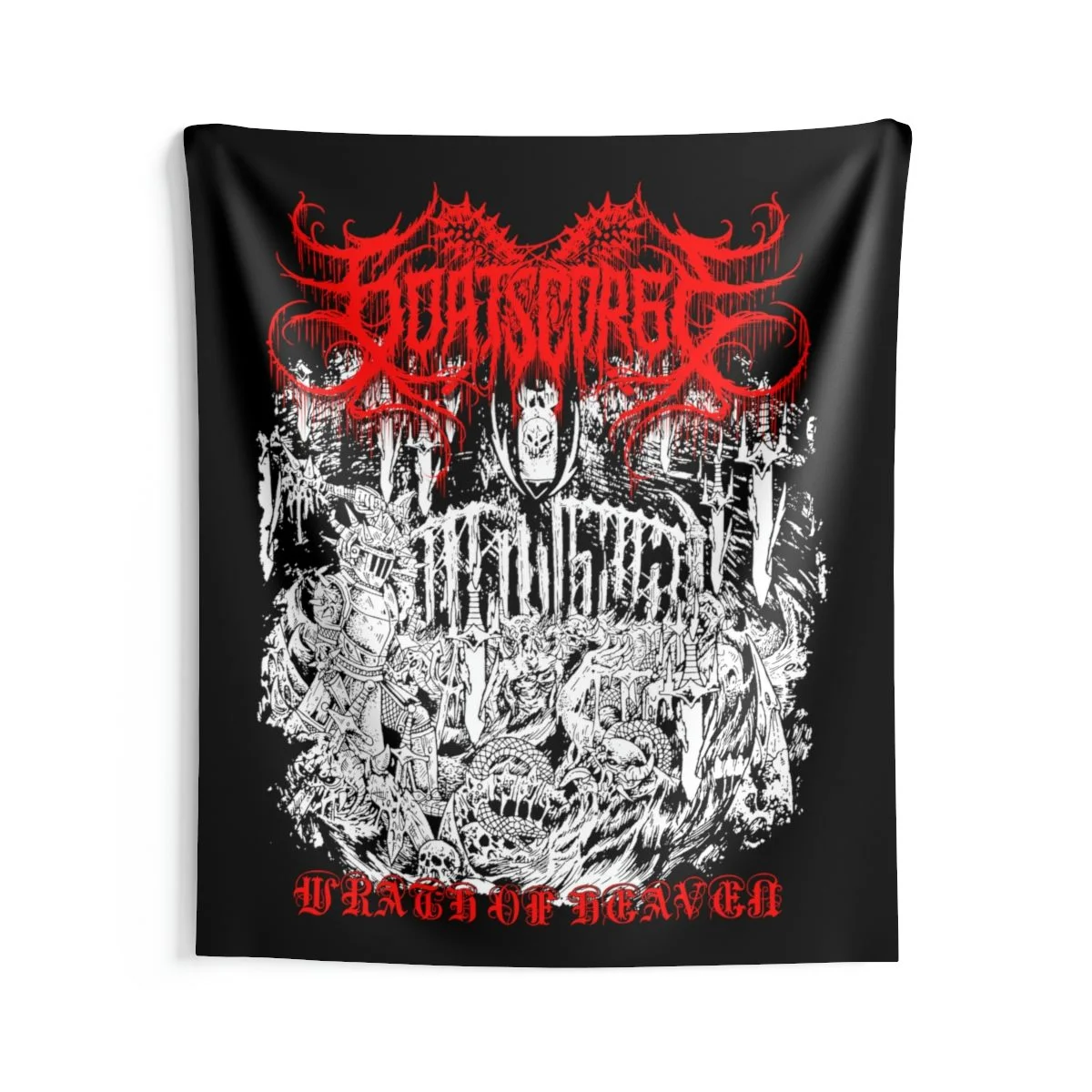 Goatscorge - Wrath of Heaven Indoor Wall Tapestries