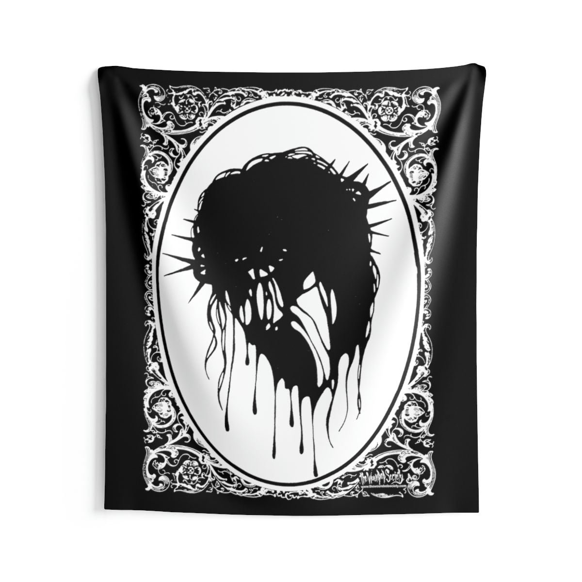 Christ Crucified by The Wounded Society Indoor Wall Tapestries - Image 3