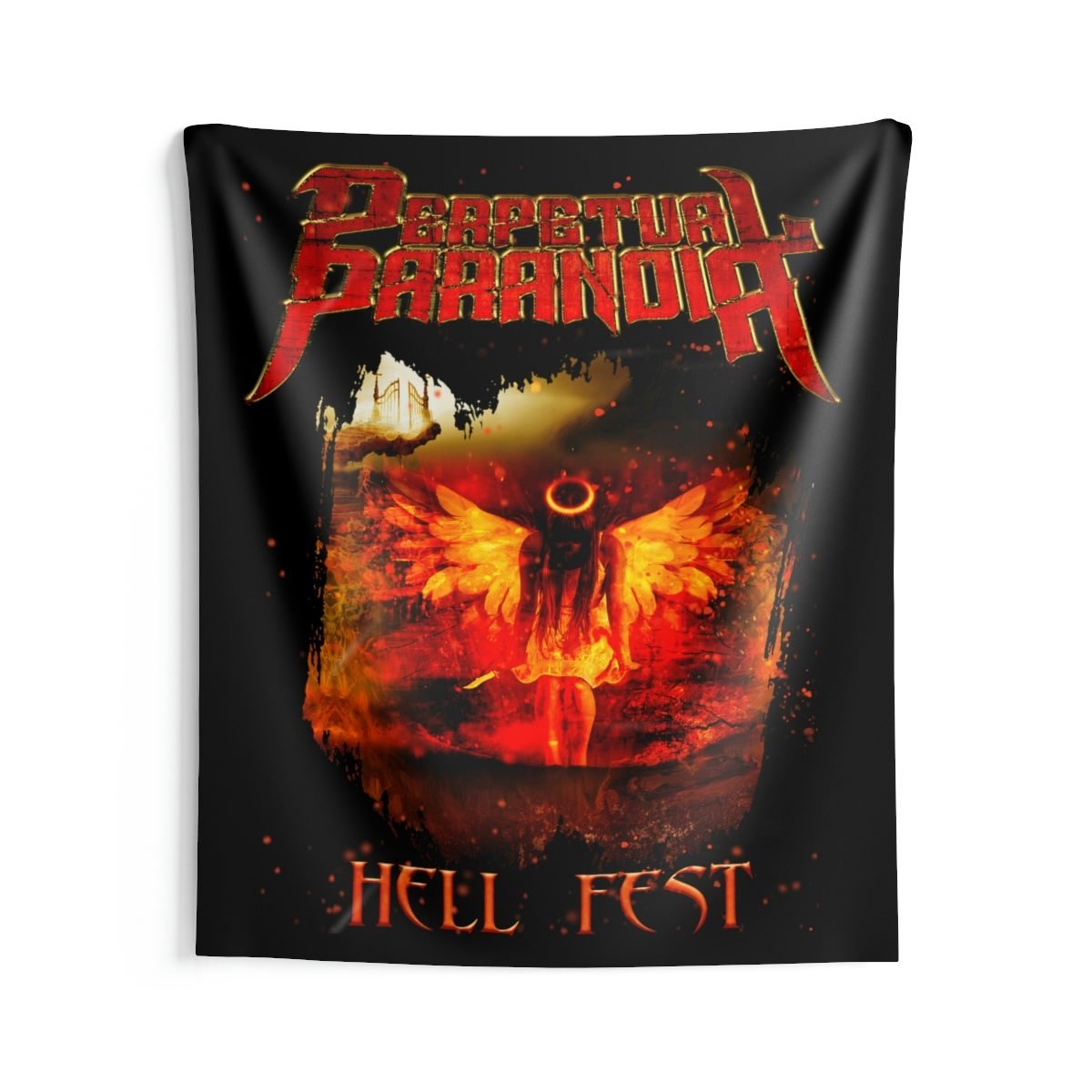 Perpetual Paranoia – Hell Fest Indoor Wall Tapestries