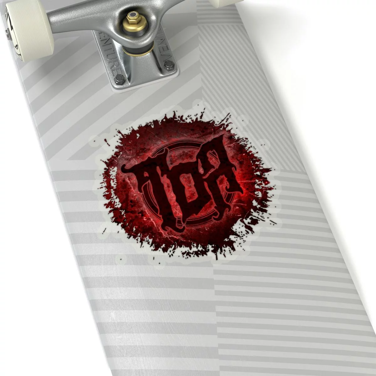 Testimony of Apocalypse Red Emblem Die Cut Stickers